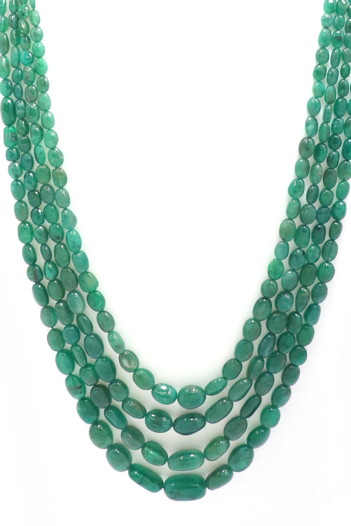 Unparalleled Natural Emerald Royal Necklace
