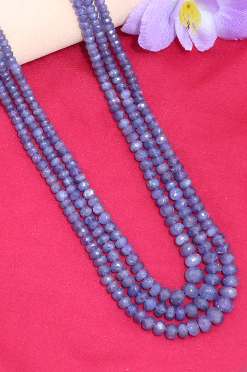 Elegant Natural Tanzanite Classic Necklace