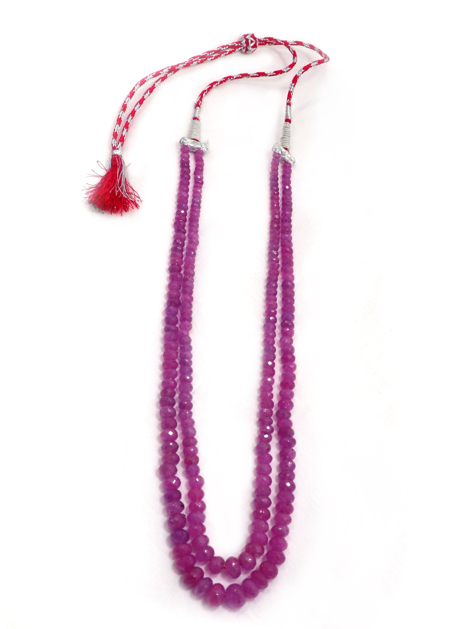 Exquisite Natural Pink Sapphire Regal Necklace