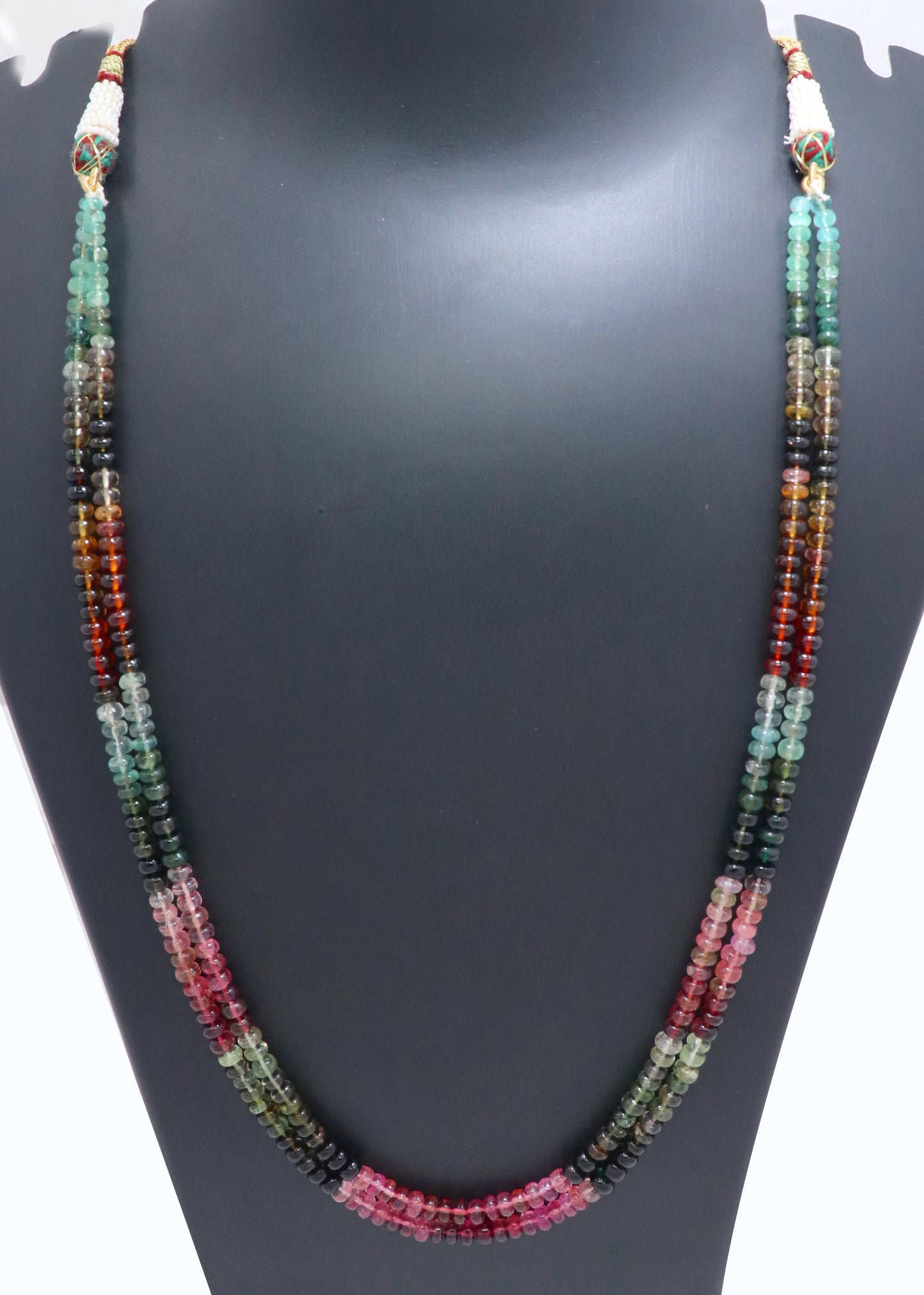 Vibrant Natural Multi Tourmaline Designer Necklace