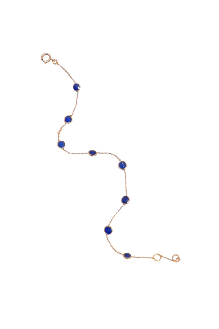 The Royal Heirloom Blue Sapphire 18KT Gold Bracelet