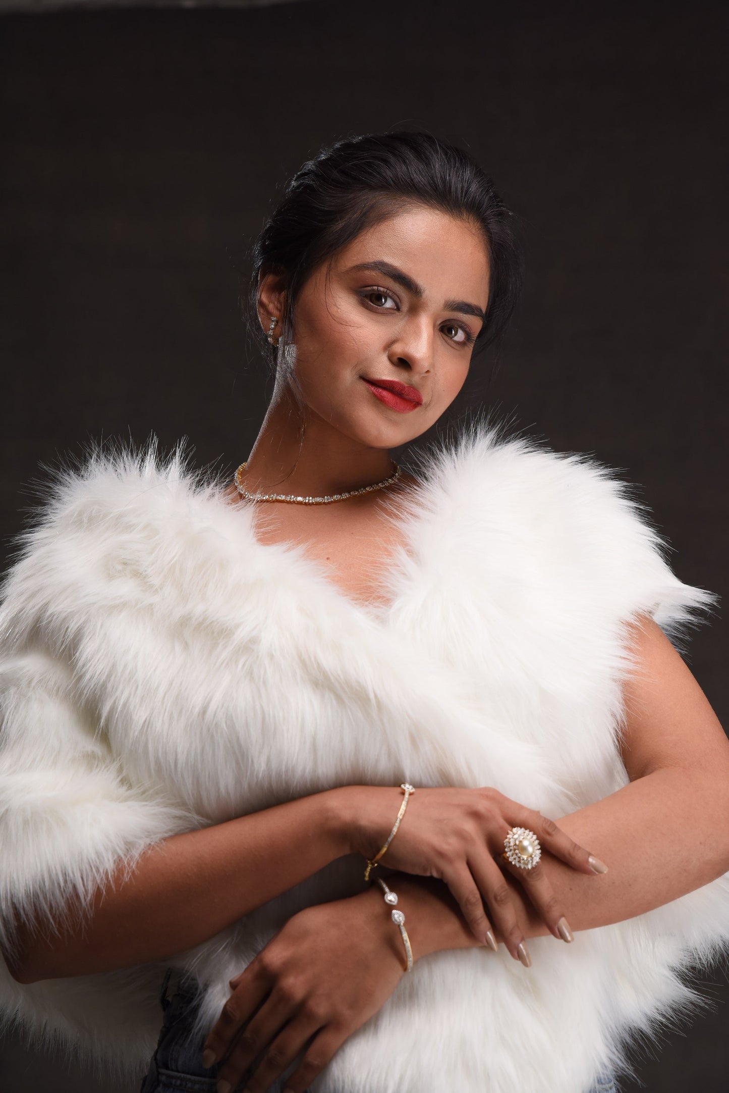 Cathy Six Stone Diamond Bracelet - SurabhiJewels