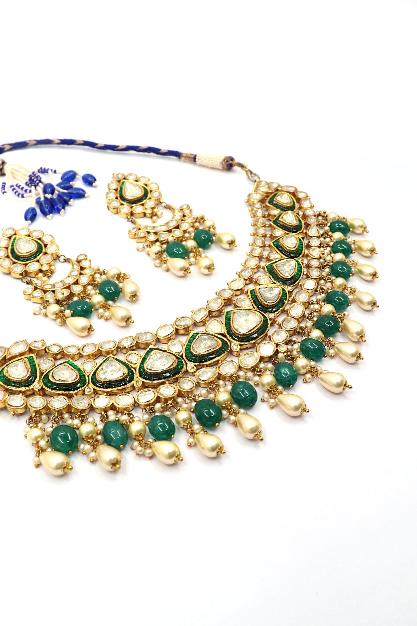 Naina Bai Necklace : Glamorous Necklaces Elevate Precious Gems Choker Necklace Jewelry - SurabhiJewels