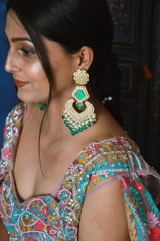 Tira Chandbali Earrings