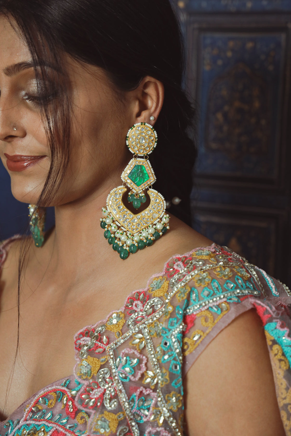 Tira Chandbali Earrings