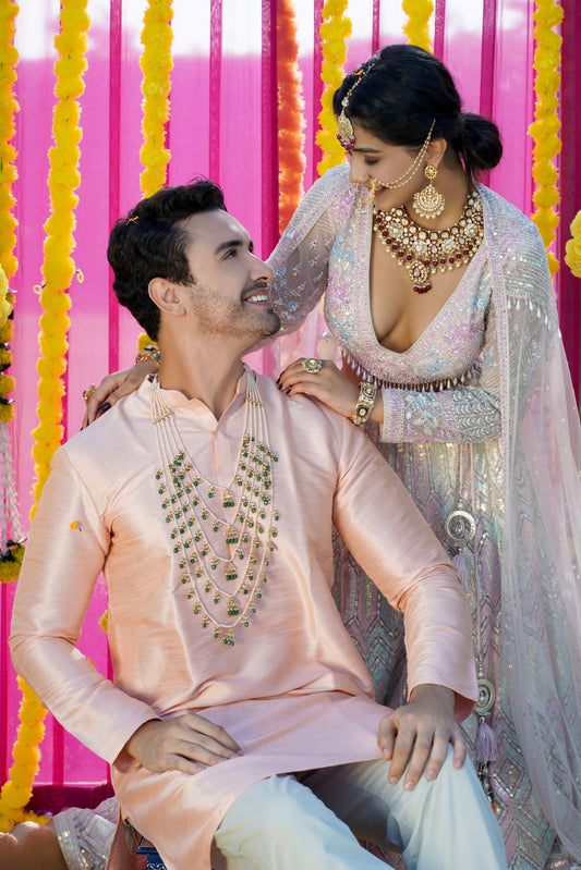 Noorie Diamond Polki Bridal Necklace Set