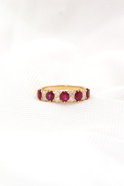 Exquisite Handmade Ruby Gemstone Ring for Special Events