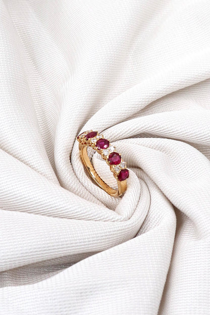 Exquisite Handmade Ruby Gemstone Ring for Special Events