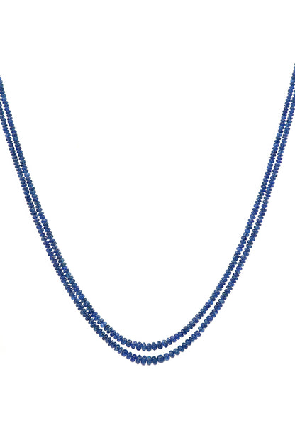 Precious Blue Sapphire Gemstone Beads Strands for Wedding Groom Necklaces