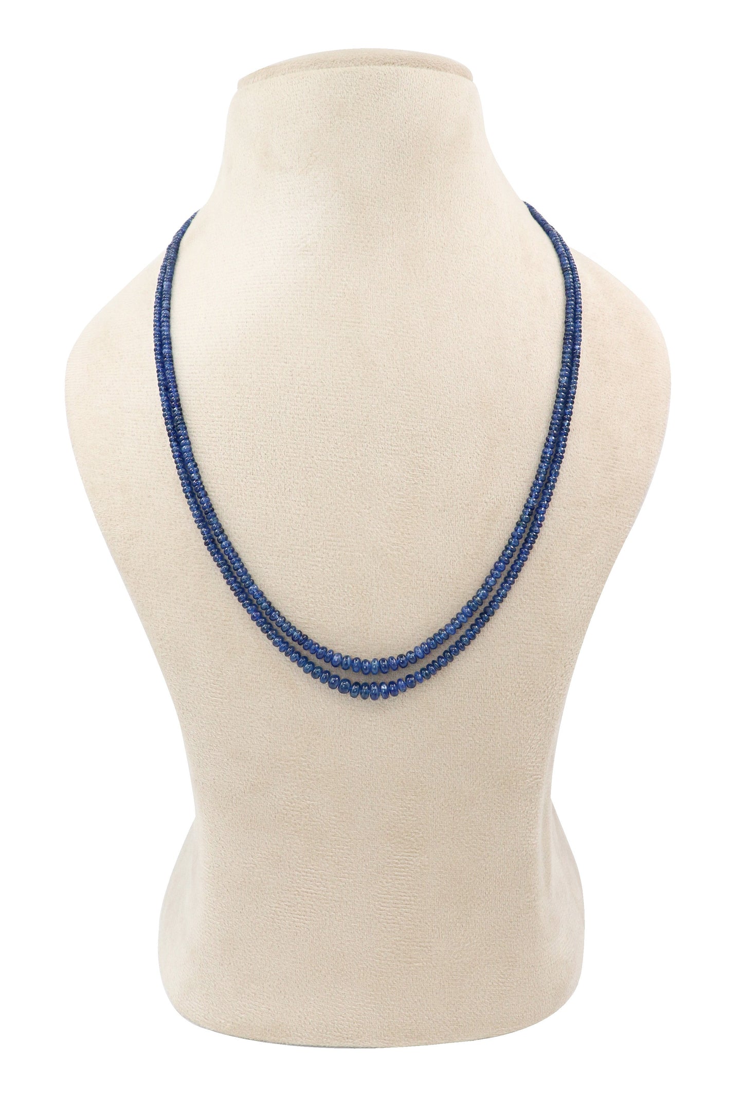 Precious Blue Sapphire Gemstone Beads Strands for Wedding Groom Necklaces