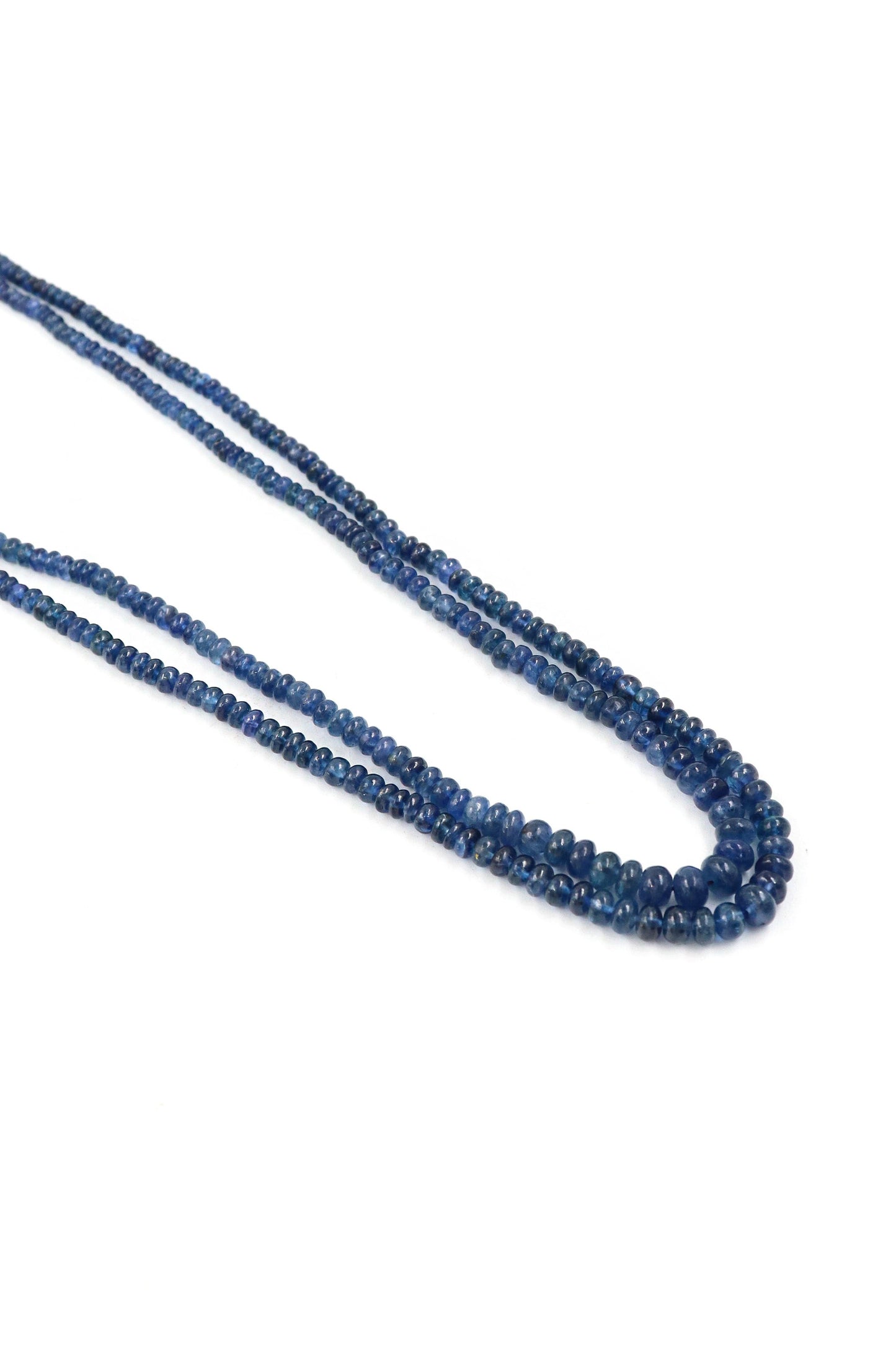 Natural Multi-Layer Blue Sapphire Gemstone Necklace for Wedding Functions