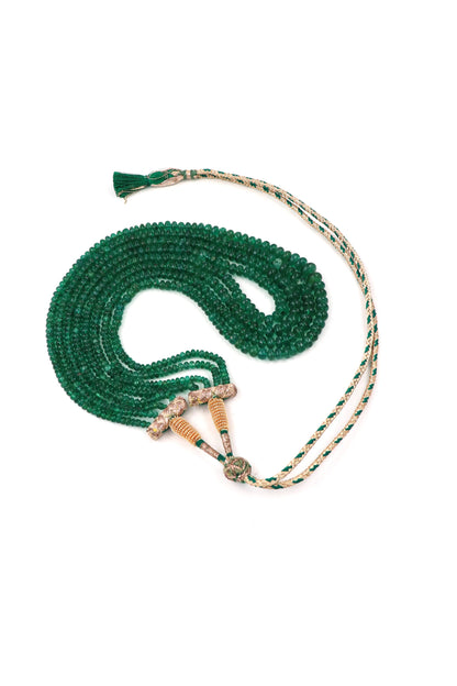 Exclusive Natural Emerald Gemstone Necklace for Royal Wedding Style