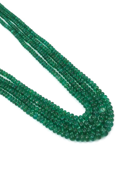 Exclusive Natural Emerald Gemstone Necklace for Royal Wedding Style