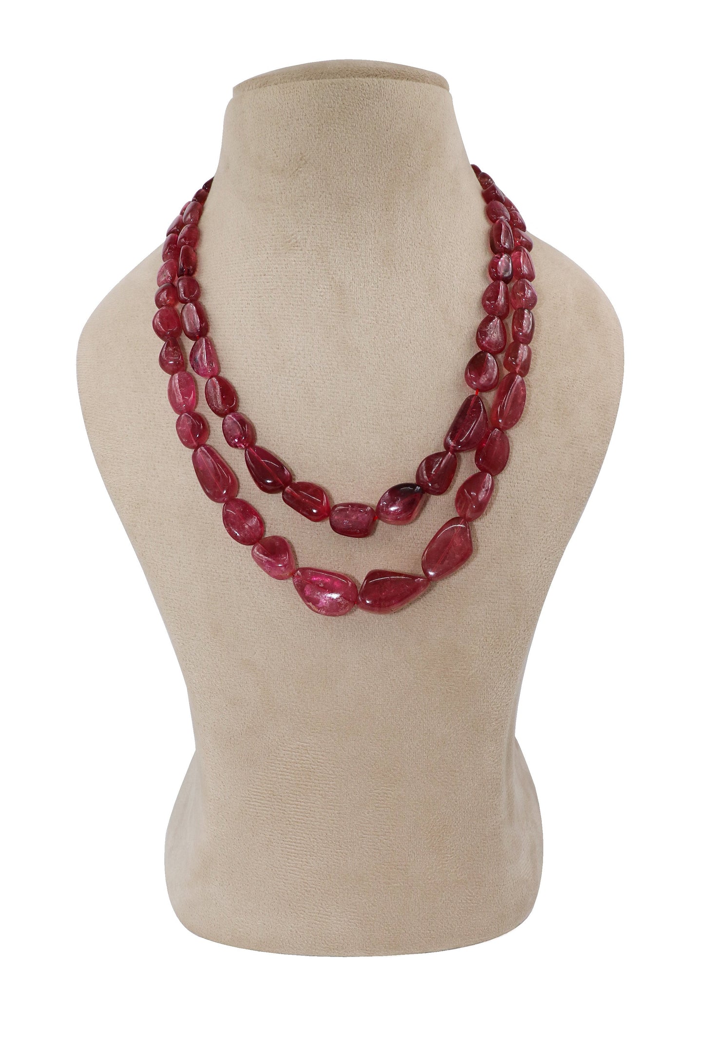 Statement Precious Ruby Gemstone Necklace for Groom’s Wedding Attire