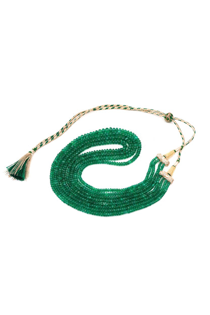 Handmade Craftmanship Emerald Gemstone Beads Strands Necklace for Special Occasions