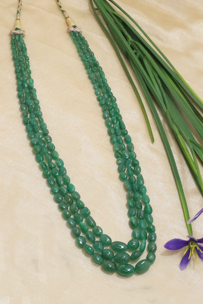 Signature Natural Emerald Heritage Necklace