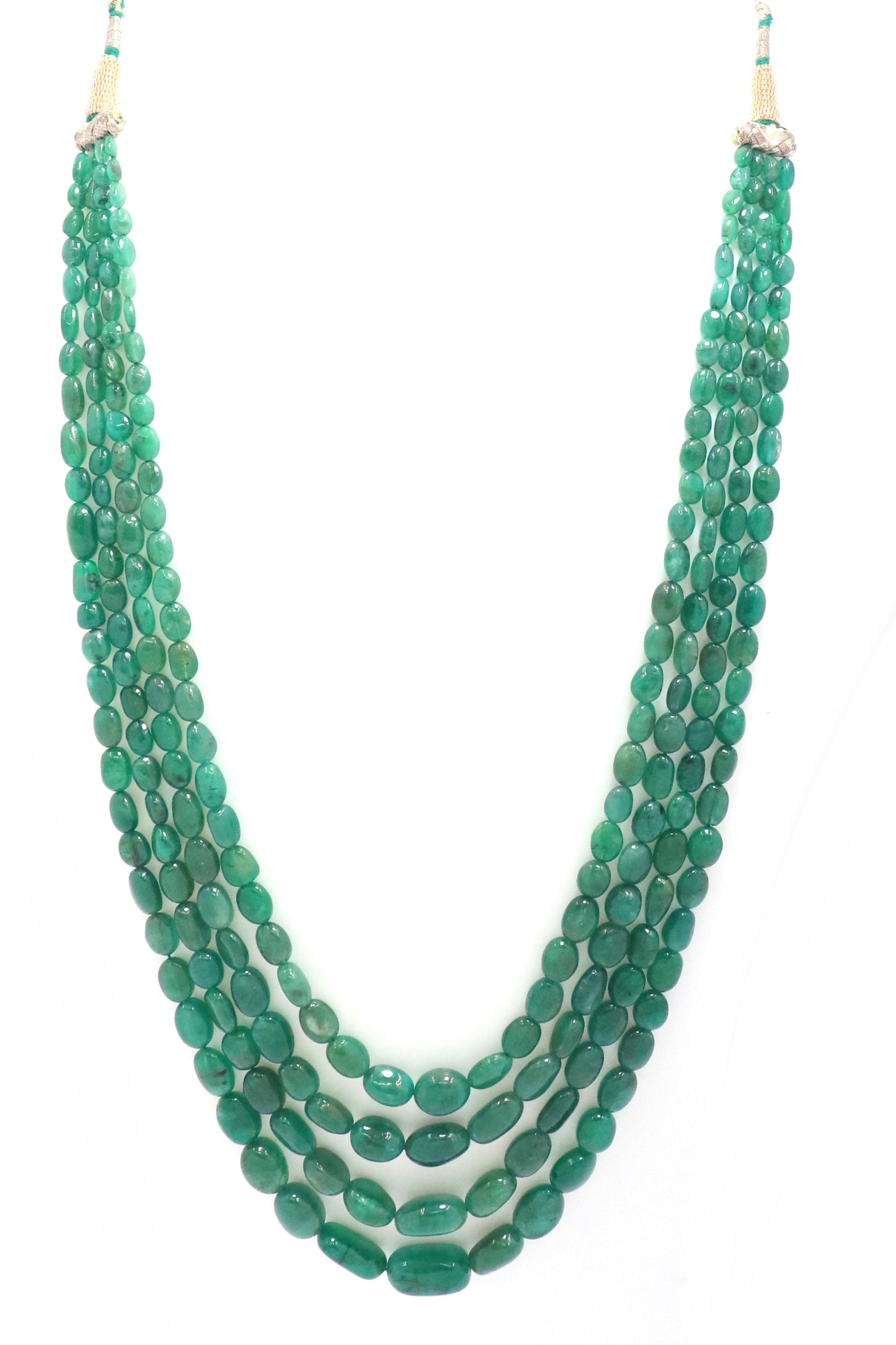 Unparalleled Natural Emerald Royal Necklace