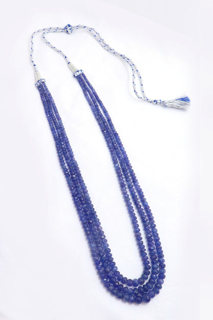 Royal Natural Tanzanite Opulent Necklace
