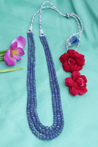 Elegant Natural Tanzanite Classic Necklace
