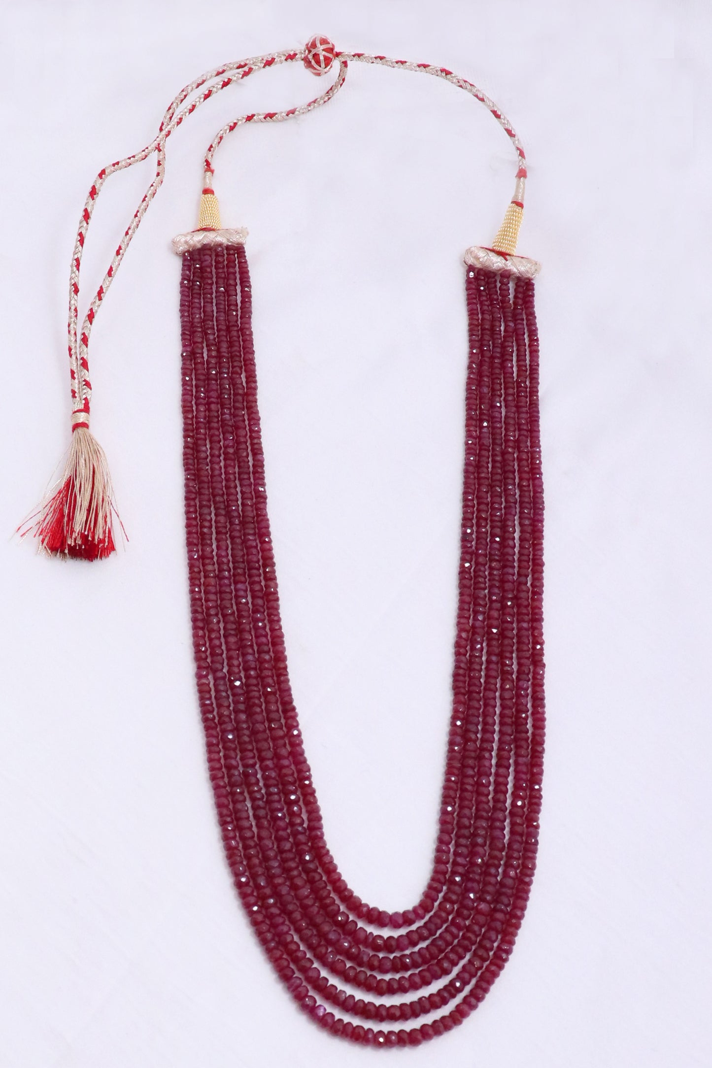 Imperial Natural Ruby Grand Statement Necklace