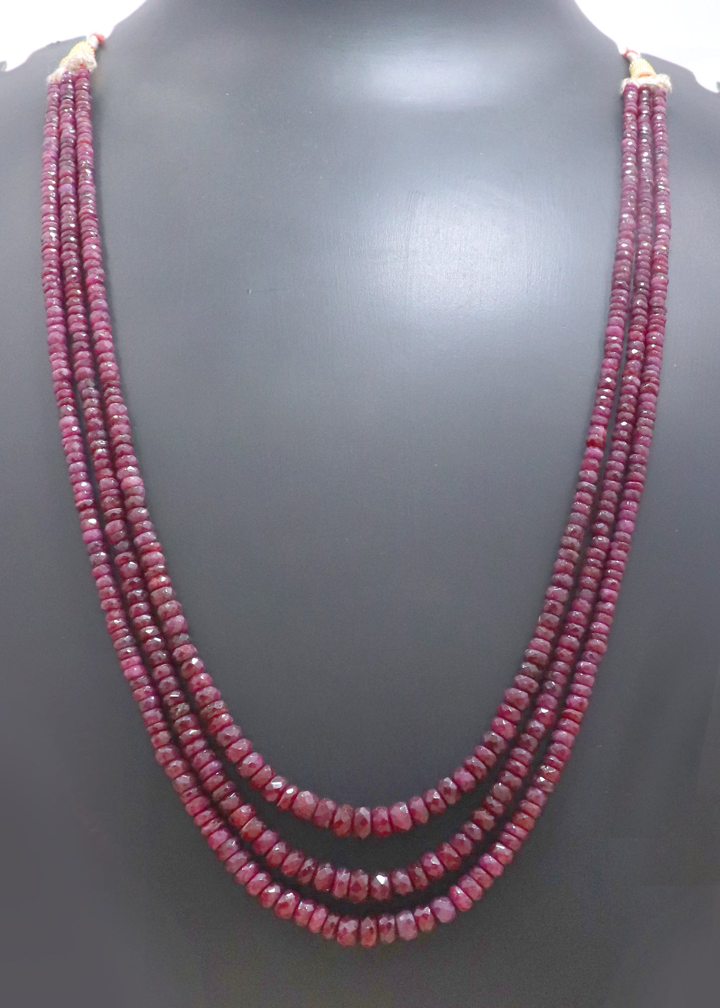 Refined Natural Ruby Luxe Necklace
