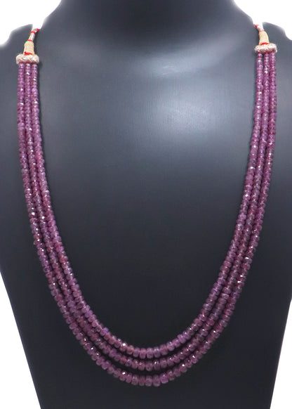Sophisticated Natural Ruby Choker Necklace
