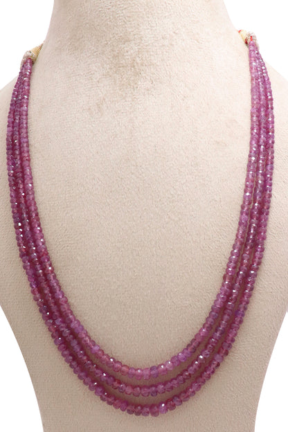 Sophisticated Natural Ruby Choker Necklace
