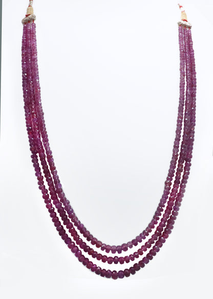 Sophisticated Natural Ruby Choker Necklace