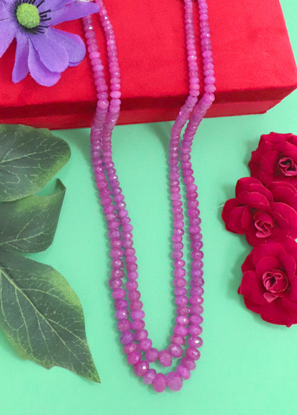 Exquisite Natural Pink Sapphire Regal Necklace