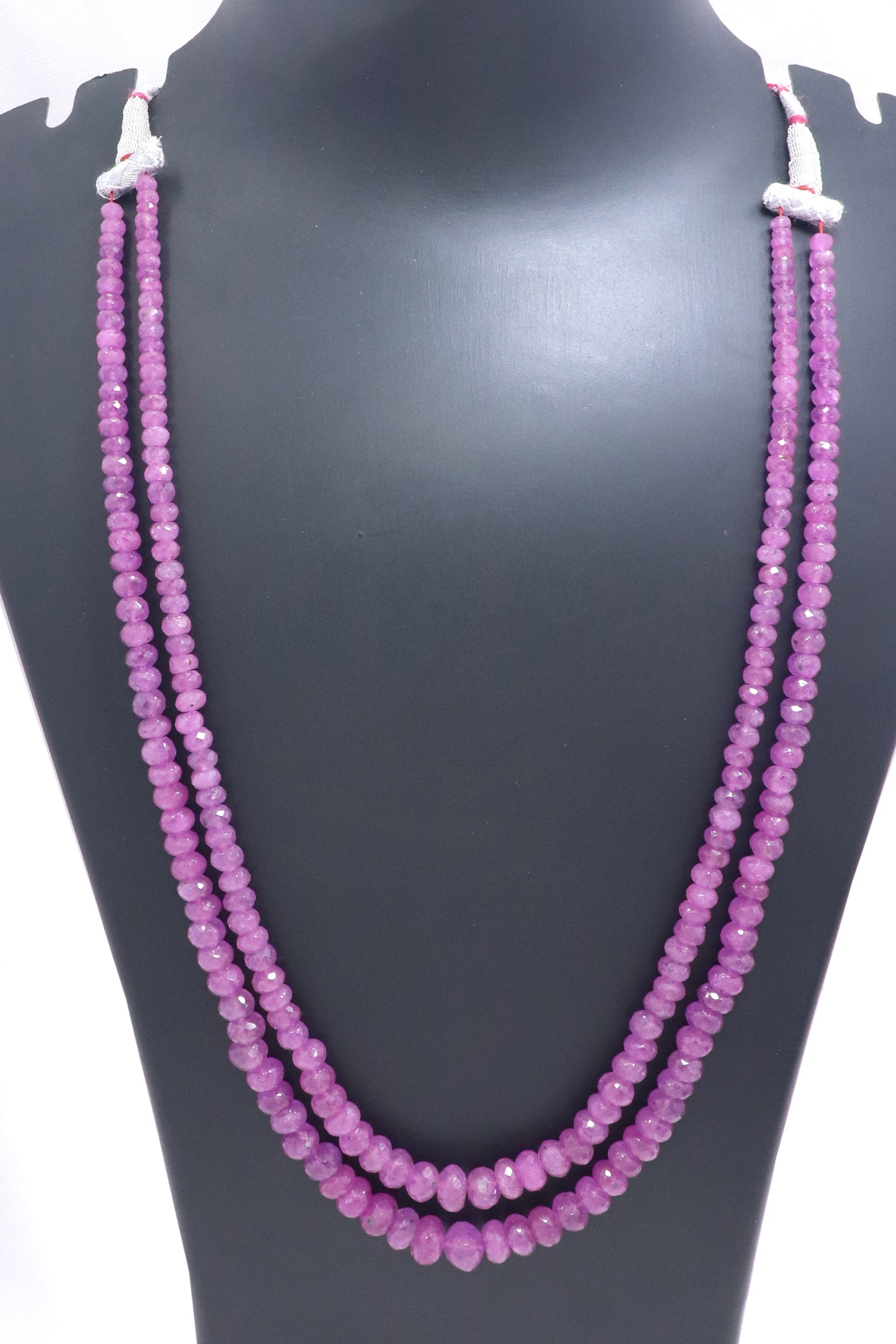 Exquisite Natural Pink Sapphire Regal Necklace