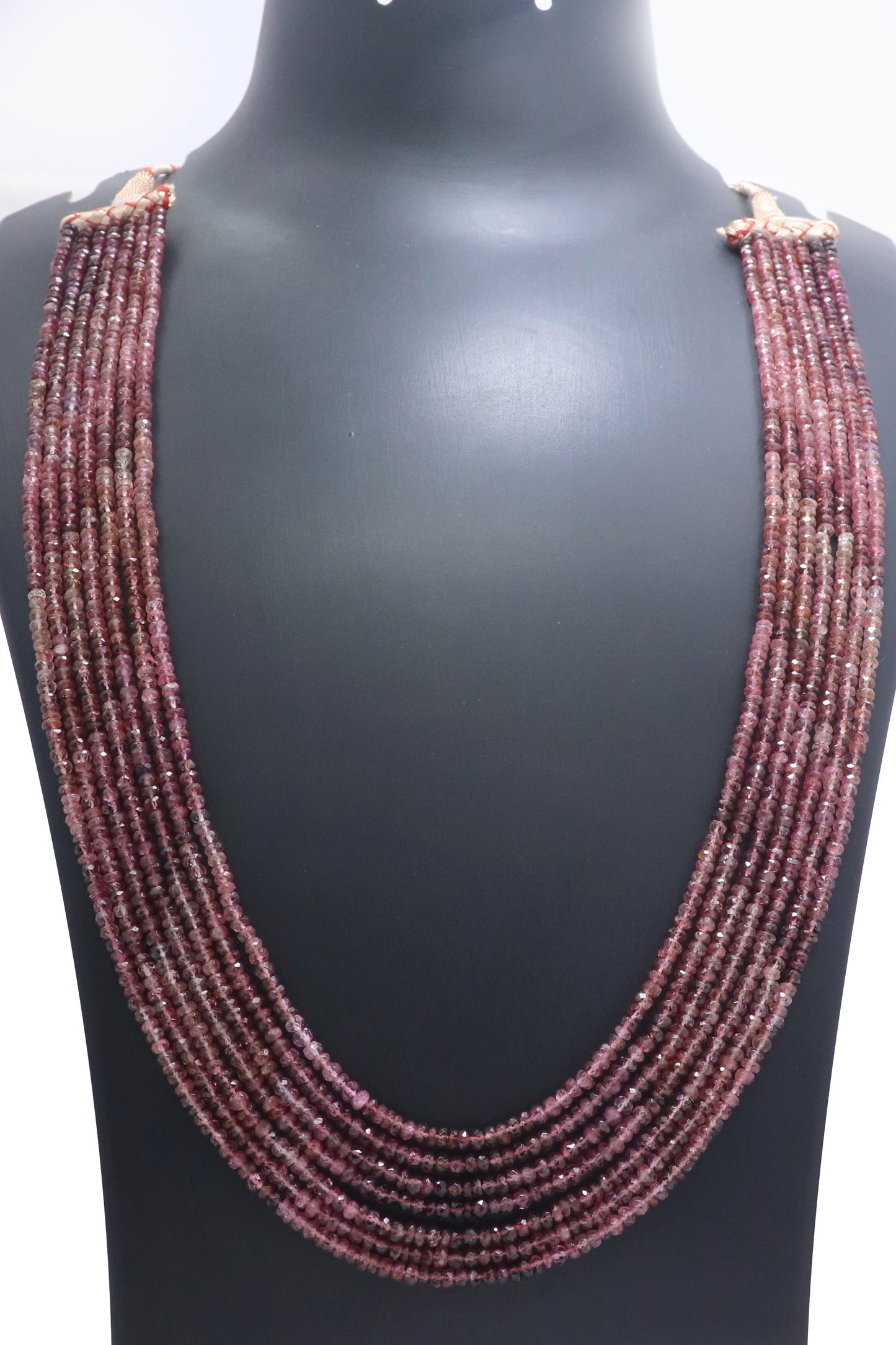 Statement Natural Pink Tourmaline Royal Necklace