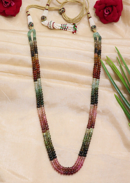 Vibrant Natural Multi Tourmaline Designer Necklace