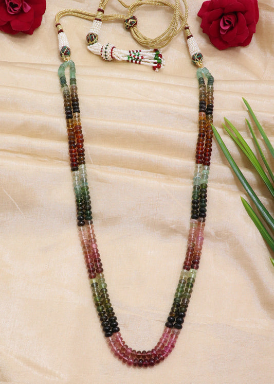Vibrant Natural Multi Tourmaline Designer Necklace