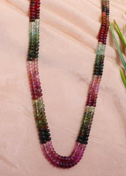 Vibrant Natural Multi Tourmaline Designer Necklace