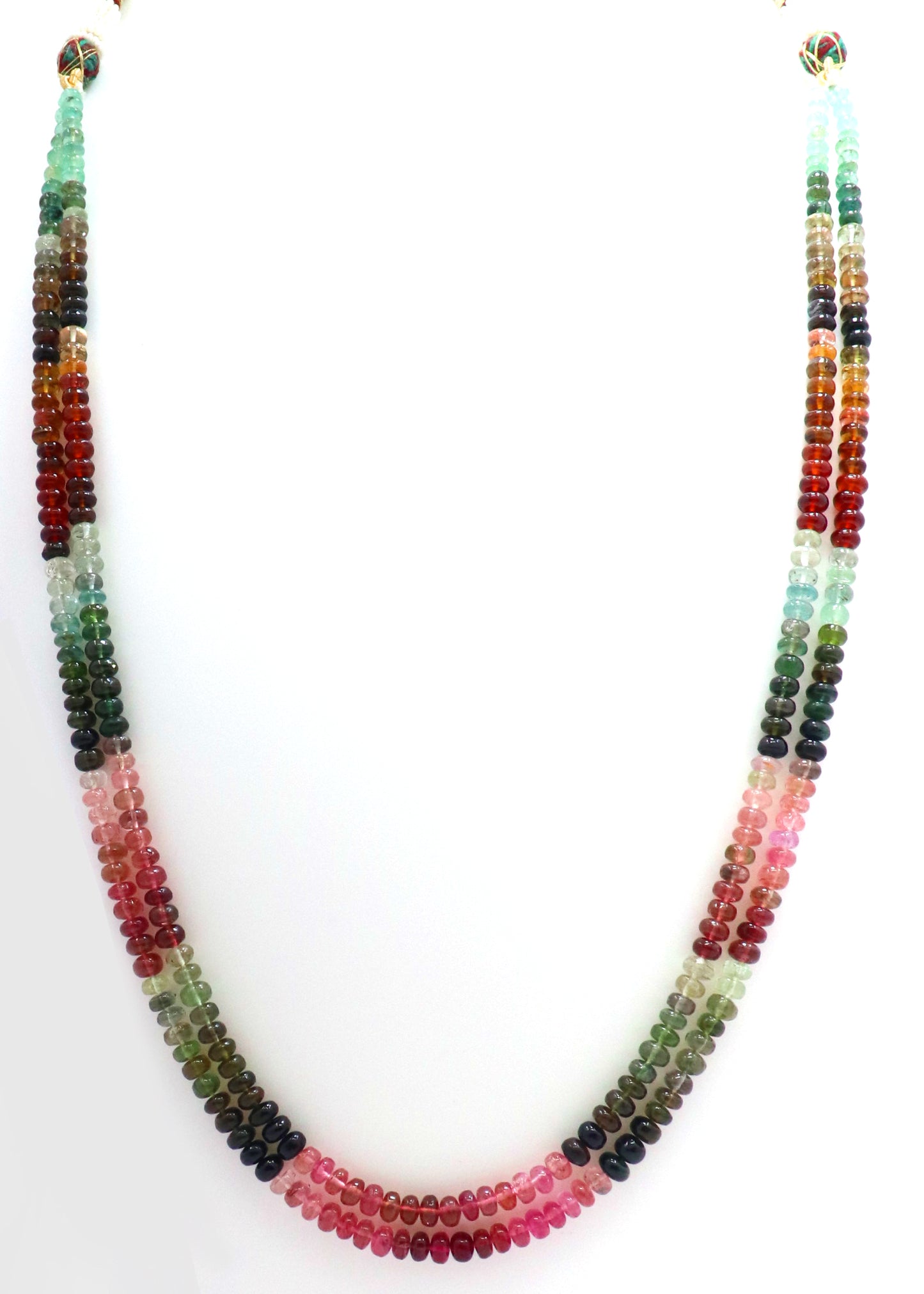 Vibrant Natural Multi Tourmaline Designer Necklace