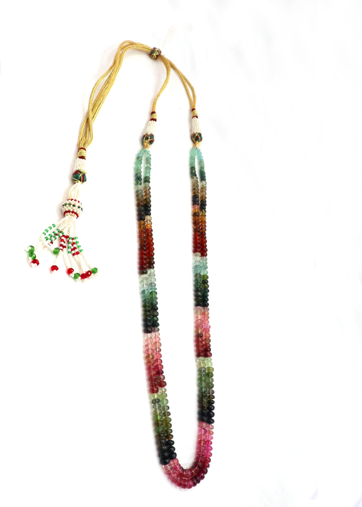 Vibrant Natural Multi Tourmaline Designer Necklace