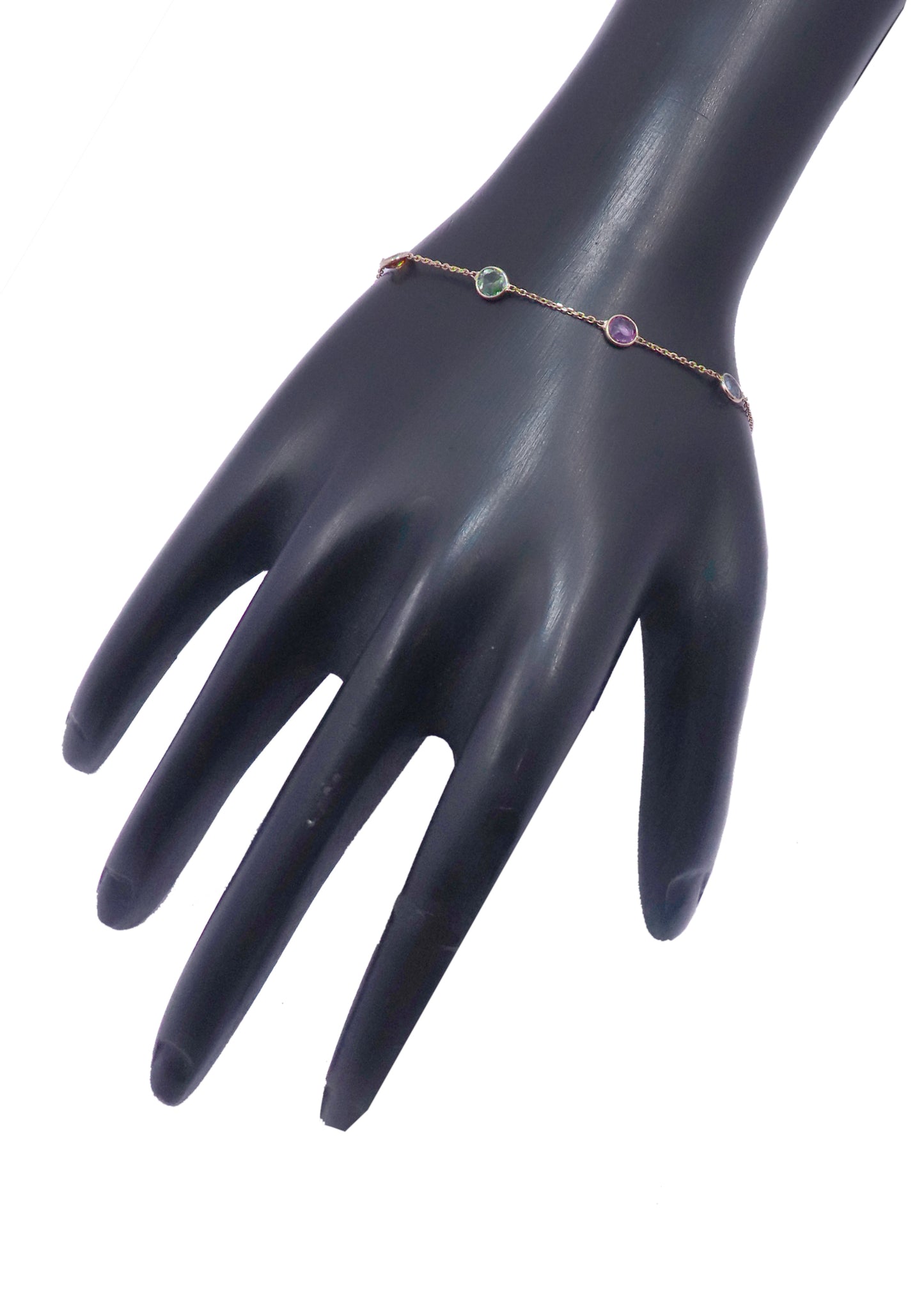 The Celestial Multi-Sapphire Gold Bracelet
