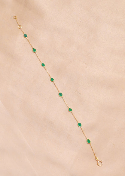 The Opulent Emerald Elegance Bracelet