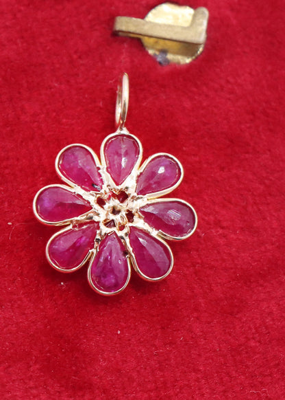 The Majestic Ruby & Diamond Pendant