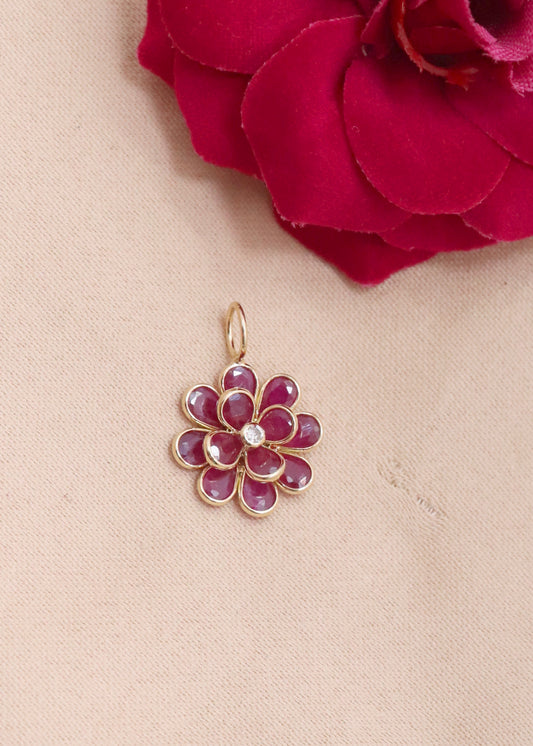 The Majestic Ruby & Diamond Pendant
