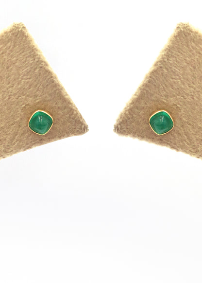 The Emerald Whisper Classic Stud Earrings