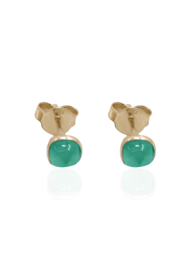 The Emerald Whisper Classic Stud Earrings