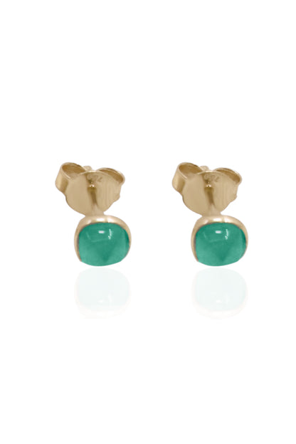 The Emerald Whisper Classic Stud Earrings