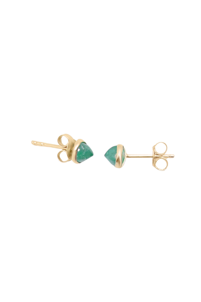 The Emerald Whisper Classic Stud Earrings