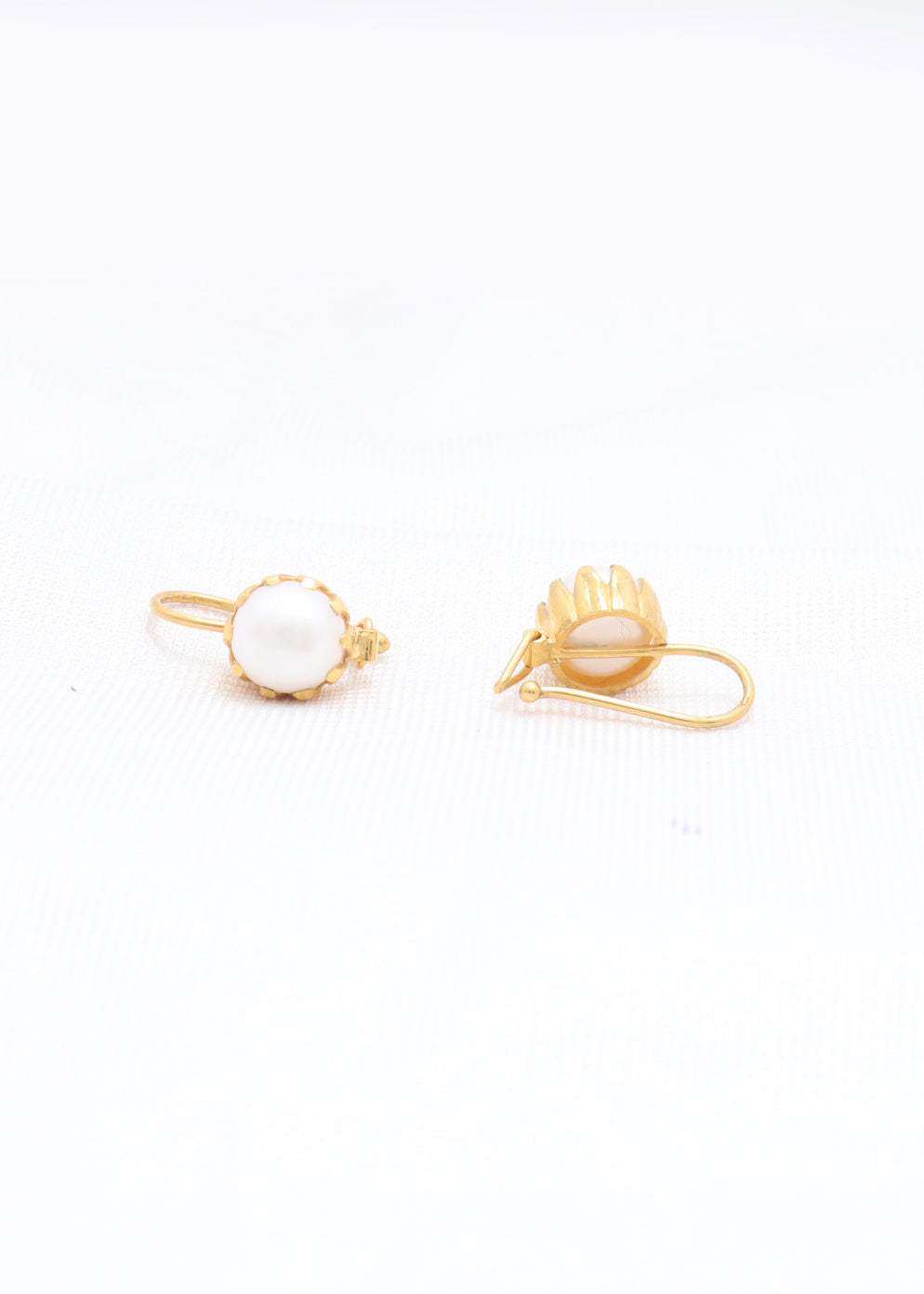 The Classic Pearl Radiance Stud Earrings