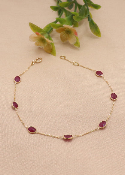 The Majestic Ruby Essence Bracelet
