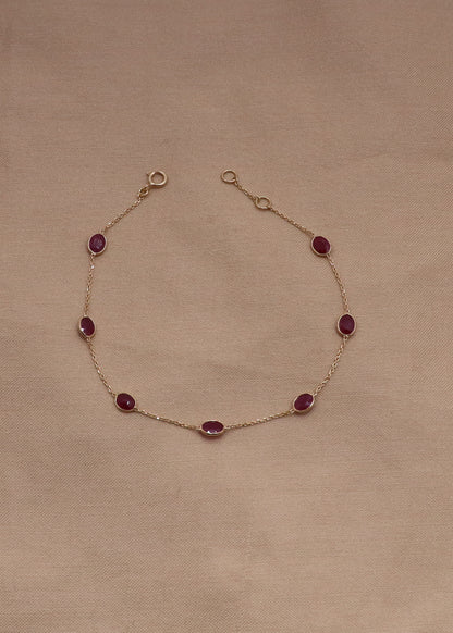 The Majestic Ruby Essence Bracelet