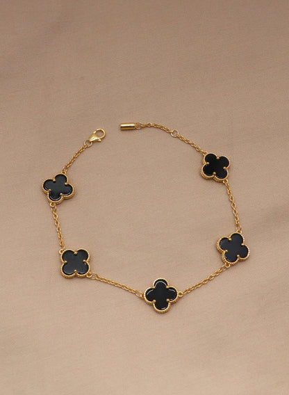 The Opulent Golden Grace Bracelet