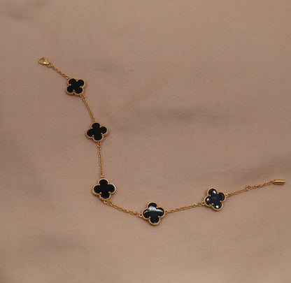 The Opulent Golden Grace Bracelet