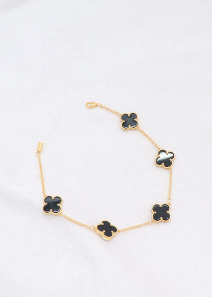 The Opulent Golden Grace Bracelet